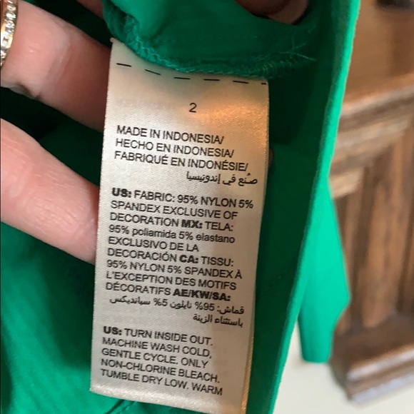 Chico’s Green Nylon Windbreaker - Picture 5 of 5